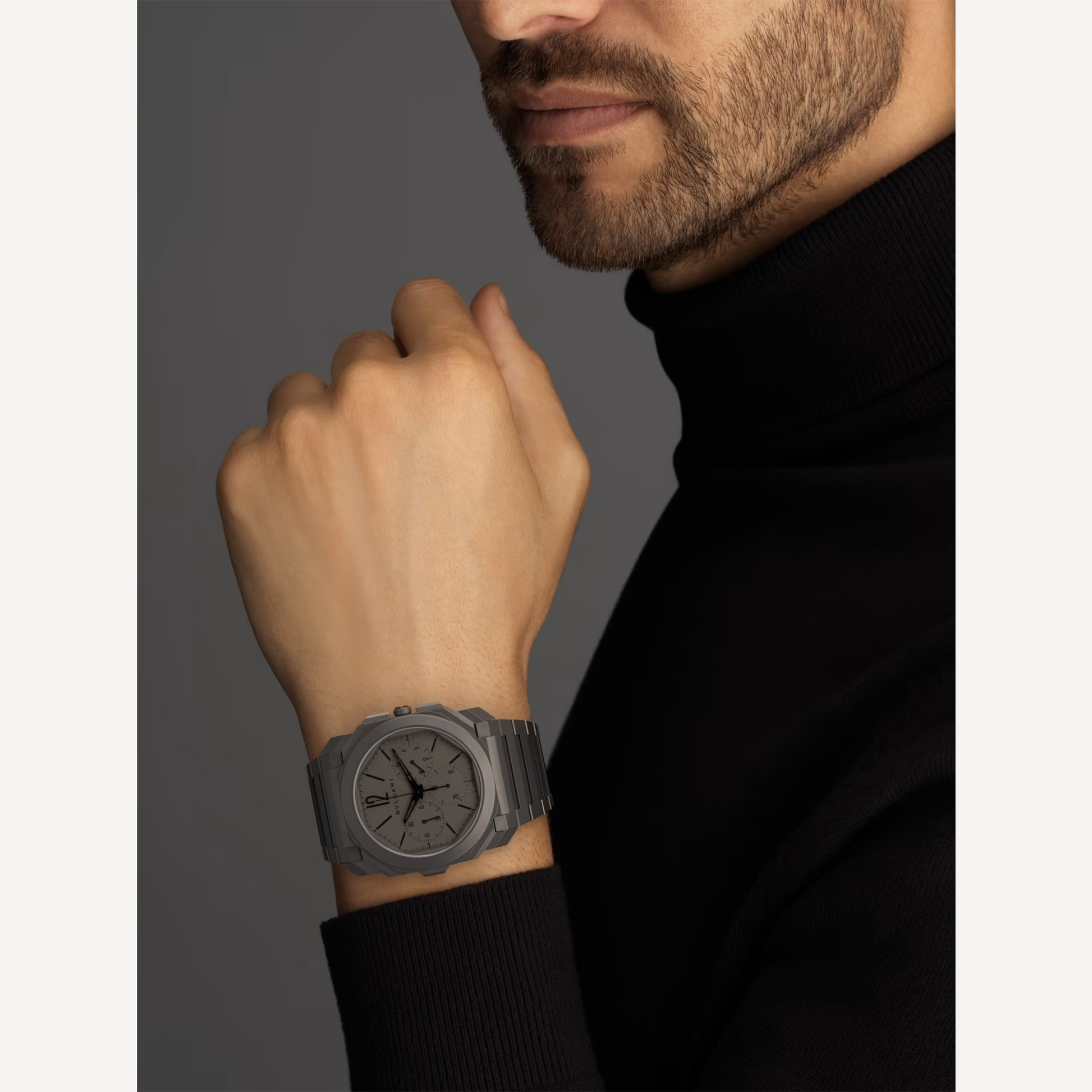 Bvlgari Octo Finissimo - Titanium 42 MM - Titanium Bracelet - Grey Dial - Titanium Bezel - 103068