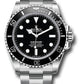 Rolex Oystersteel Submariner 41MM - Oyster Bracelet - Black No Date Dial - 124060