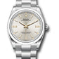 Rolex Stainless Steel Oyster Perpetual no date Watch - 36 MM - Oyster Bracelet - Silver Dial - 126000 sio