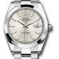 Rolex Stainless Steel Datejust 41 Date Watch - 41 MM - Oyster Bracelet - Smooth Bezel - Silver Dial - 126300 sio