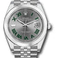 Rolex Stainless Steel Datejust 41 Date Watch - 41 MM - Jubilee Bracelet - Smooth Bezel - Wimbledon Dial - 126300 slgrj