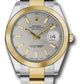 Rolex Stainless Steel and Yellow Gold Datejust 41 Date Watch - 41 MM - Oyster Bracelet - Smooth Bezel - Silver Dial -  126303 sio