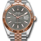 Rolex Stainless Steel and Pink Gold Datejust 41 Date Watch - 41 MM - Jubilee Bracelet - Fluted Bezel - Silver Fluted Dial - 126331 sflmij