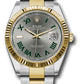 Rolex Stainless Steel and Yellow Gold Datejust 41 Date Watch - 41 MM - Oyster Bracelet - Fluted Bezel - Wimbledon Dial - 126333 slgro