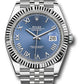 Rolex Stainless Steel and White Gold Datejust 41 Date Watch - 41 MM - Jubilee Bracelet - Fluted Bezel - Blue Roman Dial - 126334 blrj