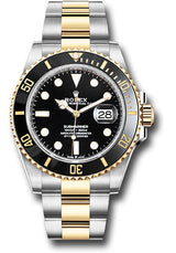 Rolex Oystersteel & Yellow Gold Submariner Watch 41MM - Oyster Bracelet - Black Dial - 126613LN