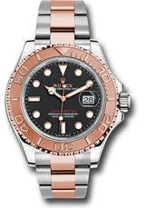 Rolex Steel and Everose Gold Yacht-Master  Watch - 40 MM - Oyster Bracelet - Black Dial - 126621-0002