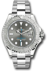 Rolex Steel and Platinum Yacht-Master  Watch - 40 MM - Oyster Bracelet - Dark Rhodium Dial  - 126622-0001