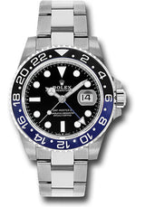 Rolex Batman Stainless Steel GMT-Master II Watch - 40 MM - Oyster Bracelet - Black Dial - 126710BLNR-0003