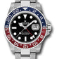 Rolex Stainless Steel GMT-Master II Watch - 40 MM - Oyster Bracelet - Black Dial - 126710BLRO o