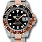 Rolex Stainless Steel & Everose Gold GMT-Master II Watch - 40 MM - Oyster Bracelet - Black Dial - 126711CHNR bk
