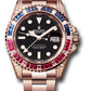 Rolex Pepsi Everose Gold GMT-Master II Watch - 40 MM - Oyster Bracelet - Black Dial - 126755SARU bk