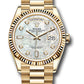 Rolex Presidential Yellow Gold Day-Date 36MM - President Bracelet Watch - Mother-of-Pearl Diamond Dial - 128238 mdp