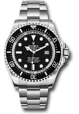 Rolex Stainless Steel Sea-Dweller Watch - 44 MM - Oyster Bracelet - Black Dial - 136660-0006