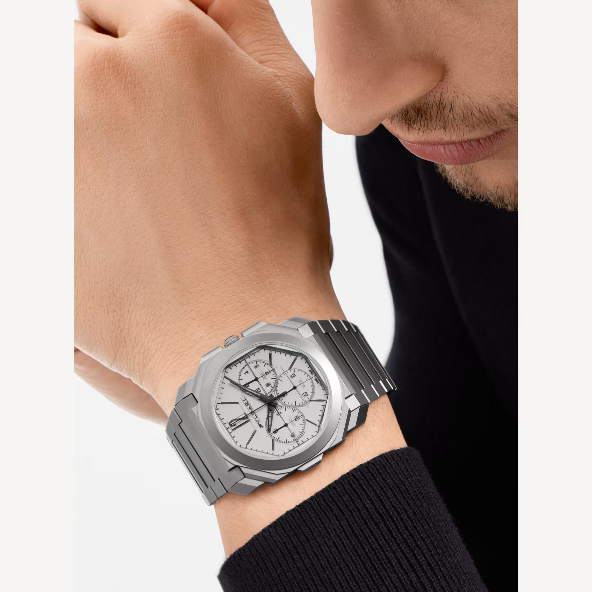 Bvlgari Octo Finissimo - Titanium 42 MM - Titanium Bracelet - Grey Dial - Titanium Bezel - 103673