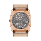 Bvlgari Octo Finissimo - Rose Gold  40 MM - Brown Leather Strap - Skeleton Dial - Rose Gold Bezel - 103667