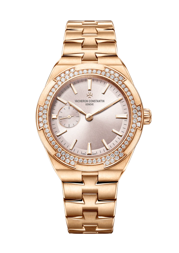 Vacheron Constantin Overseas Pink Gold 37 MM - Pink Gold Bracelet - Pink Dial - 2305V/100R-B077