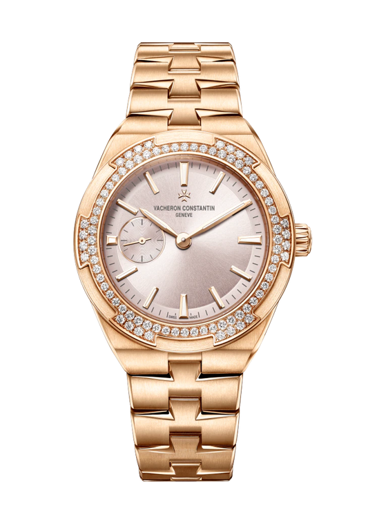 Vacheron Constantin Overseas Pink Gold 37 MM - Pink Gold Bracelet - Pink Dial - 2305V/100R-B077