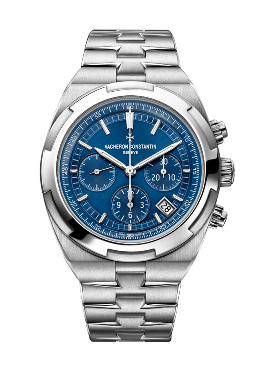 Vacheron Constantin Overseas Chronograph Stainless Steel 42.5 MM - Stainless Steel Bracelet - Blue Dial - 5500V/110A-B148