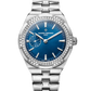 Vacheron Constantin Overseas Stainless Steel 37 MM - Stainless Steel Bracelet - Diamond Bezel - Blue Dial - 2305V/100A-B170