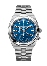 Vacheron Constantin Overseas Dual Time Stainless Steel 41MM - Stainless Steel Bracelet - Blue Dial - 7900V/110A-B334