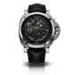 Panerai Luminor Tourbillon Moon Phases Equation of time GMT Titanium 50 MM - Black Leather Strap - Black Skeleton Dial - PAM00920