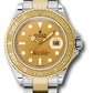 Rolex Steel and Yellow Yacht-Master Watch - 40 MM - Oyster Bracelet - Champagne Dial - 16623 ch