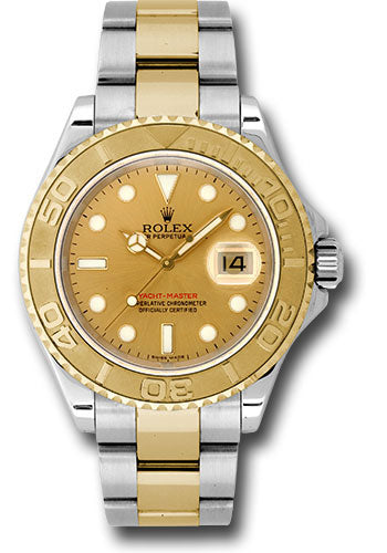 Rolex Steel and Yellow Yacht-Master Watch - 40 MM - Oyster Bracelet - Champagne Dial - 16623 ch