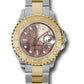 Rolex Stainless Steel & Yellow Gold Yacht-Master  Watch - 29 MM - Oyster Bracelet - Black Mother Of Pearl Dial - 169623 dkm