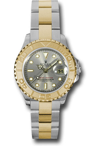 Rolex Stainless Steel & Yellow Gold Yacht-Master Watch - 29 MM - Oyster Bracelet - Grey Dial - 169623 g