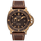 Panerai Submersible Bronzo 47 MM - Brown Leather Strap - Brown Dial - PAM00968
