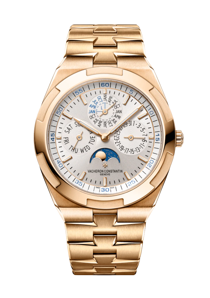 Vacheron Constantin Overseas Chronograph Pink Gold 41.5 MM - Pink Gold Bracelet - Silver Dial - 4300V/120R-B064