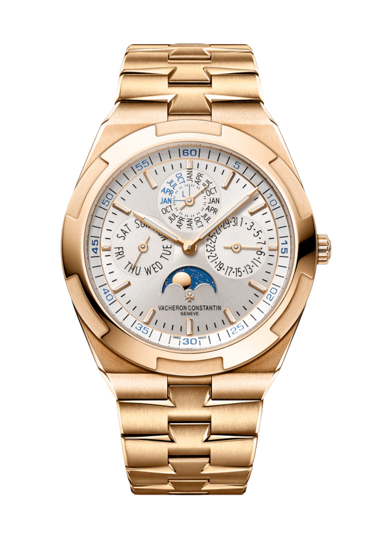 Vacheron Constantin Overseas Chronograph Pink Gold 41.5 MM - Pink Gold Bracelet - Silver Dial - 4300V/120R-B064