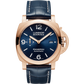 Panerai Luminor Marina Carbotech Sole Blu Carbon Fibre 44 MM - Dark Blue Leather Strap - Blue Dial - PAM01112