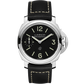 Panerai Luminor Stainless Steel 44 MM - Black Leather Strap - Black Dial - PAM01084