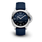 Panerai Luminor Marina ESteel Blu Stainless Steel 44 MM - Blue Fabric Strap - Blue Dial - PAM01157