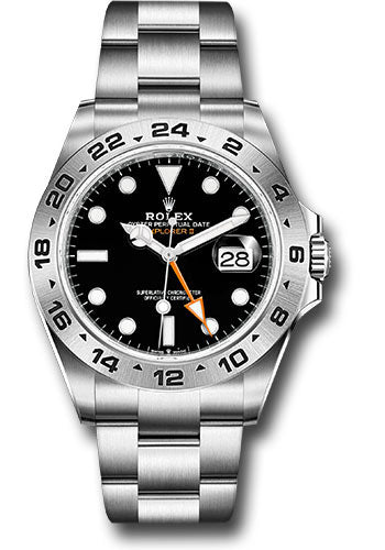 Rolex Stainless Steel Explorer II Watch - 42 MM - Oyster Bracelet - Black Dial - 226570 bk