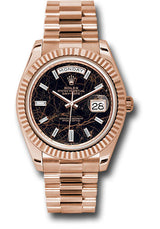 Rolex Presidential Everose Gold Eisenkiesel Dial Day-Date 40MM - President Bracelet Watch - Eisenkiesel Diamond Dial - 228235-0045