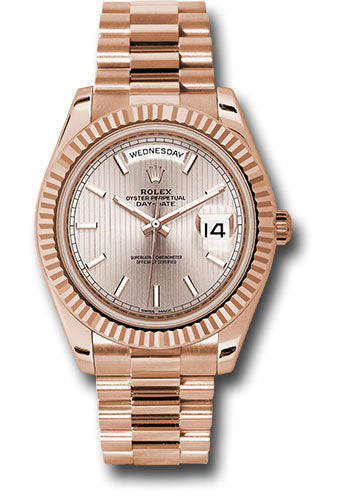 Rolex Presidential Everose Gold Day-Date 40MM - President Bracelet Watch - 228235 sdsmip - nyc watches