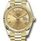 Rolex Presidential Yellow Gold Day-Date 40MM - President Bracelet Watch - Champagne Roman Dial - 228238 chrp