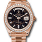 Rolex Presidential Everose Gold Eisenkiesel Dial Day-Date 40MM - President Bracelet Watch - Eisenkiesel Diamond Dial - 228345rbr eidp