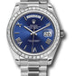 Rolex Presidential Platinum Day-Date 40MM - President Bracelet Watch - Blue Roman Dial - 228396TBR blrp