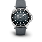 Panerai Submersible QuarantaQuattro ESteel Stainless Steel  44 MM - Grey Fabric Strap - Grey Dial - PAM01288