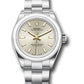 Rolex Stainless Steel Oyster Perpetual no date Watch - 28 MM - Oyster Bracelet - Silver Dial - 276200 sio