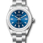 Rolex Stainless Steel Oyster Perpetual no date Watch - 31 MM - Oyster Bracelet - Blue Dial - 277200 bluio