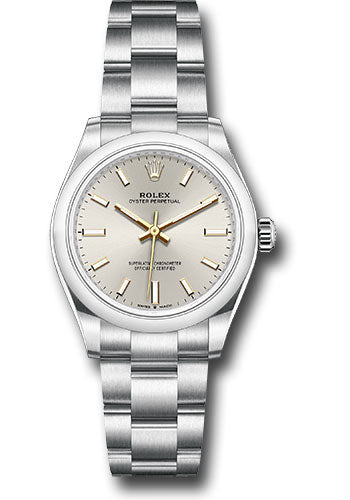 Rolex Stainless Steel Oyster Perpetual no date Watch - 31 MM - Oyster Bracelet - Silver Dial - 277200 sio