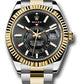 Rolex Stainless Steel & Yellow Gold Sky Dweller Watch - 42 MM - Oyster Bracelet - Black Dial -  326933 bkio