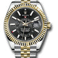 Rolex Stainless Steel & Yellow Gold Sky Dweller Watch - 42 MM - Jubilee Bracelet - Black Dial - 326933 bkij
