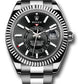 Rolex Stainless Steel & White Gold Sky Dweller Watch - 42 MM - Oyster Bracelet - Black Dial - 326934 bk