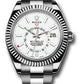 Rolex Stainless Steel & White Gold Sky Dweller Watch - 42 MM - Oyster Bracelet - White Dial - 326934 wh
